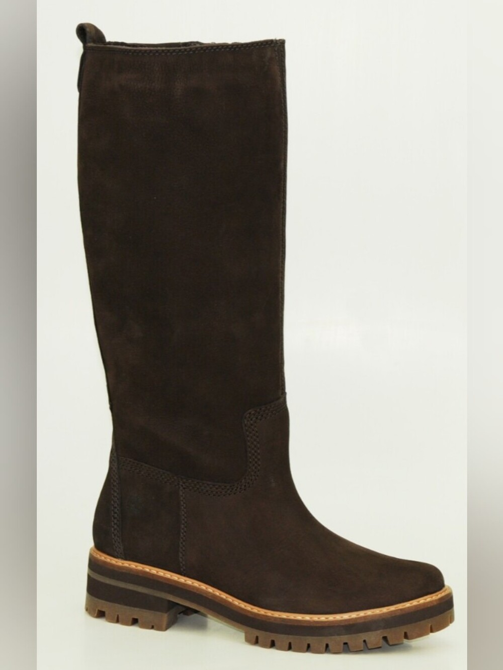 Timberland Women's Tall Dark Brown Suede Over-the-Knee Boot